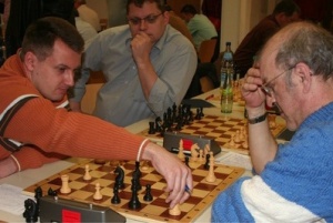 Anton Heckel beim Mattangriff