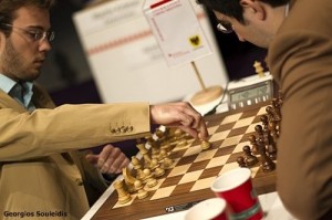 Meier - Kramnik (Foto: Georgios Souleidis)