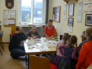Gestaltung der T-Shirts am Girlsday