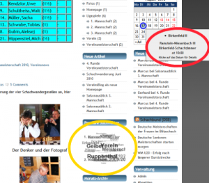 Neuerungen auf der Homepage